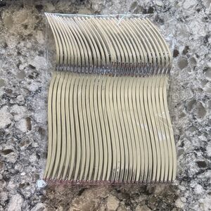 Forks - Silver Colored Plastic NIP